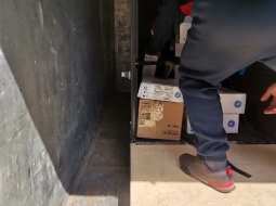 Загрузили оборудование в машину